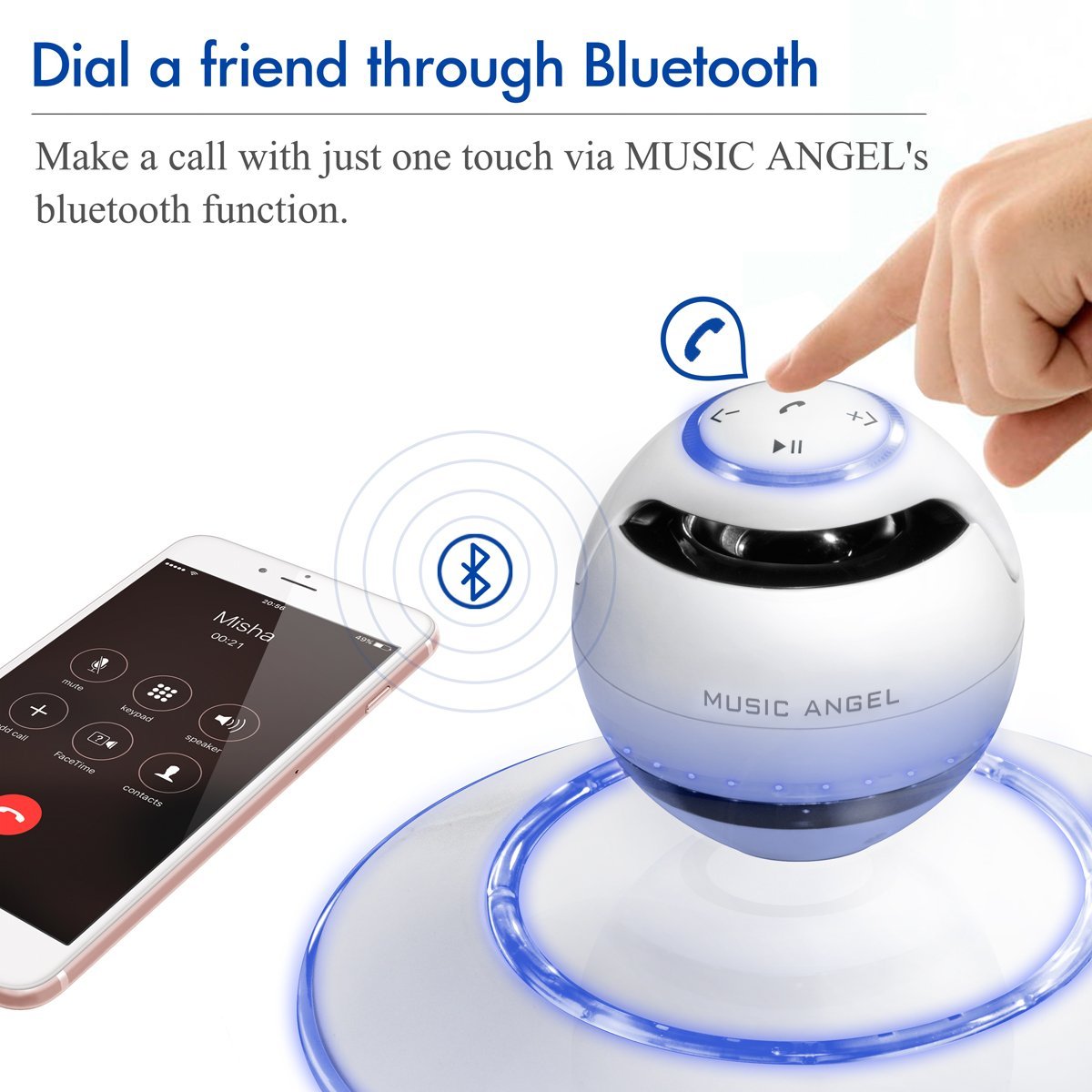 floating bluetooth speaker AleshaTech